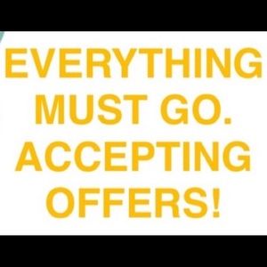 Reasonable offers only!